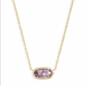 Purple kendra scott necklace